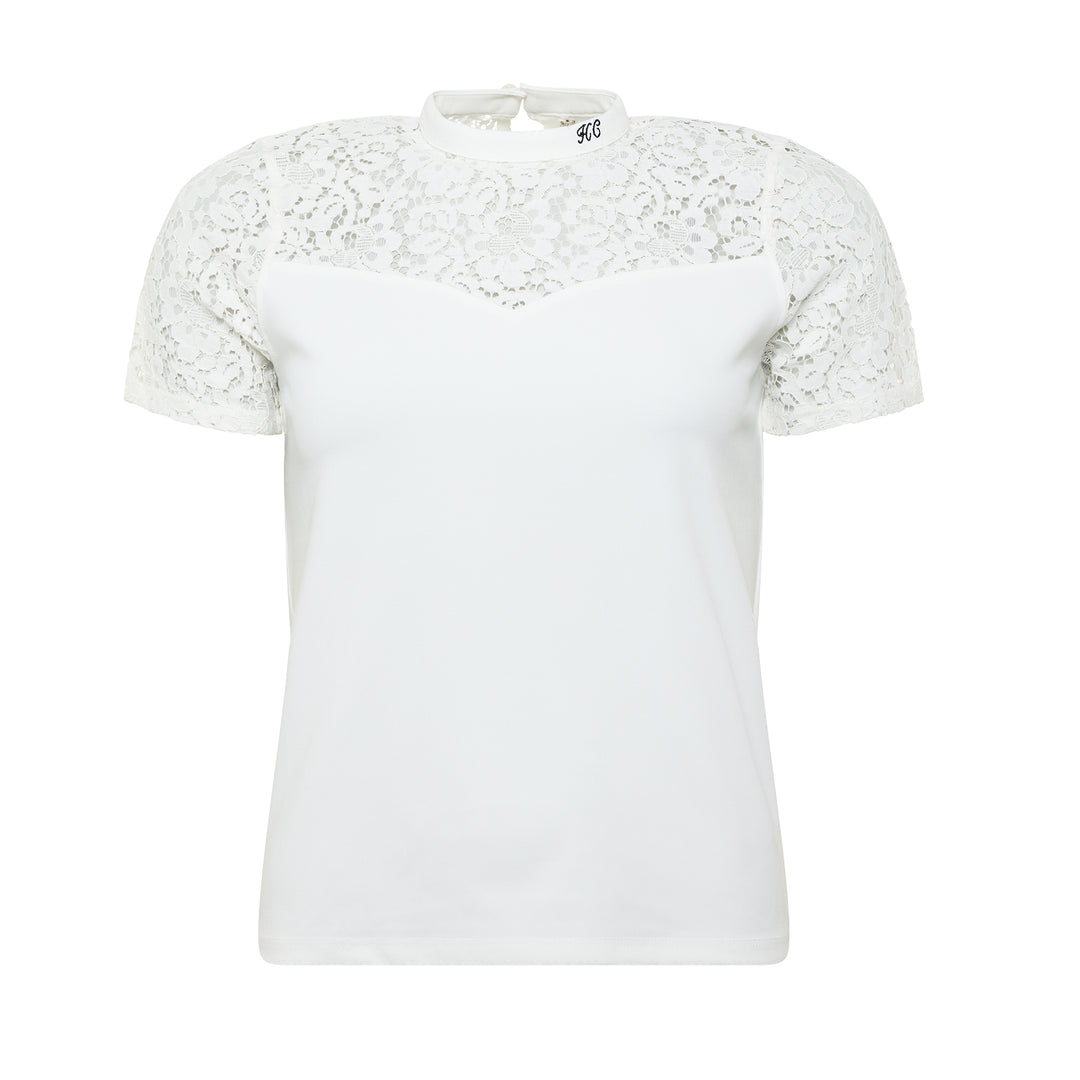 Holland Cooper Ladies Lace Tee
