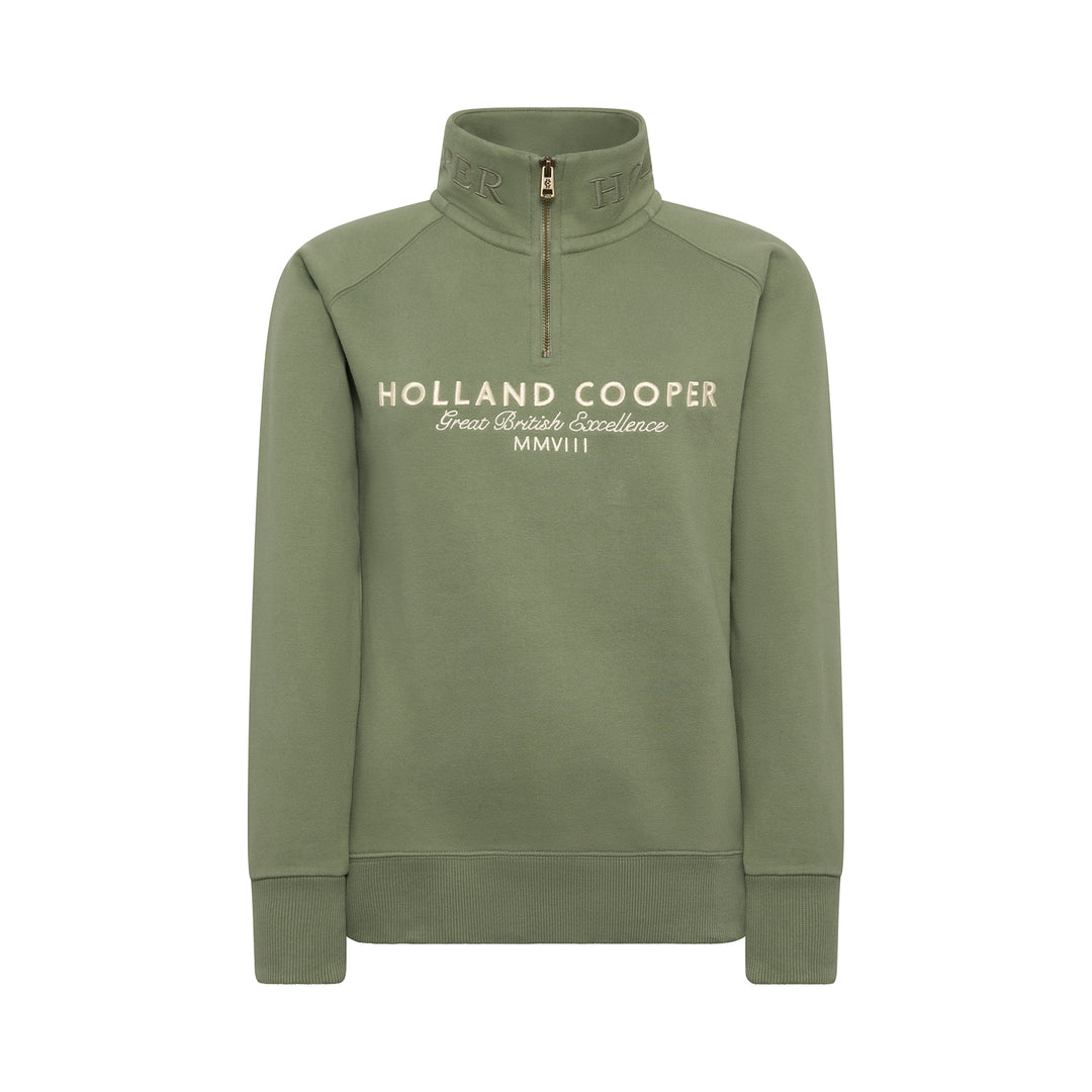 Holland Cooper Ladies Sporting Goods Zip Henley