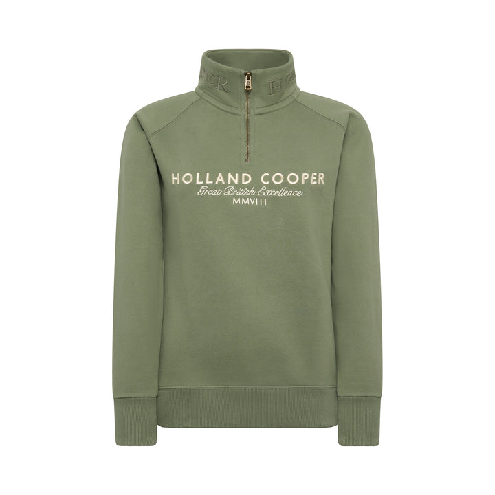 Holland Cooper Ladies Sporting Goods Zip Henley