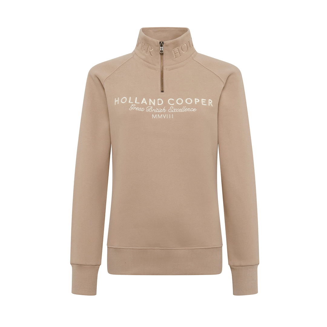 Holland Cooper Ladies Sporting Goods Zip Henley