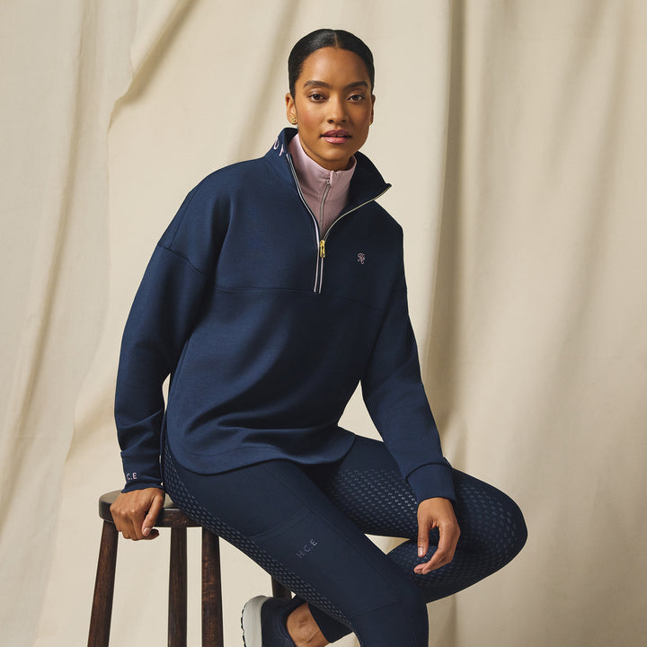 Holland Cooper Ladies Windsor Quarter Zip Sweat