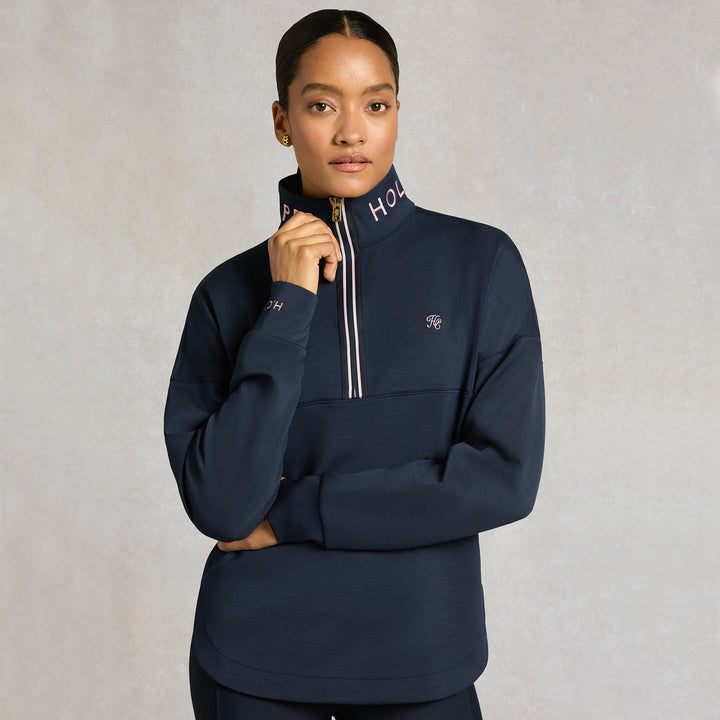 Holland Cooper Ladies Windsor Quarter Zip Sweat