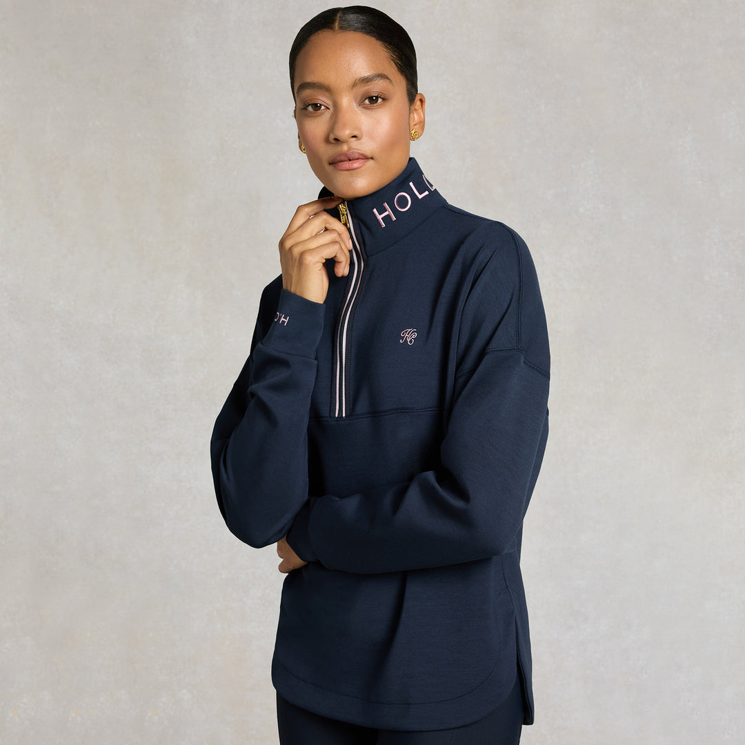 Holland Cooper Ladies Windsor Quarter Zip Sweat
