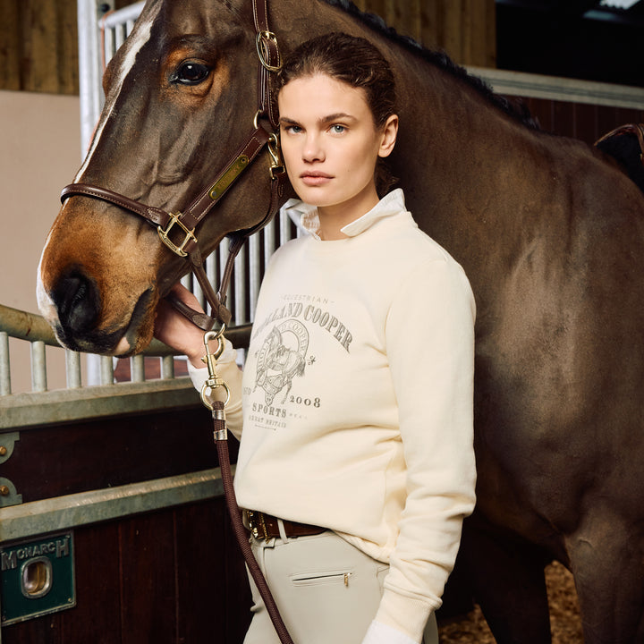 Holland Cooper Ladies Appaloosa Crew Neck Sweat