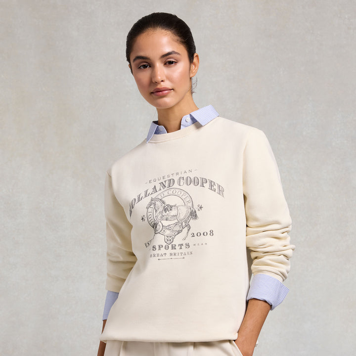 Holland Cooper Ladies Appaloosa Crew Neck Sweat