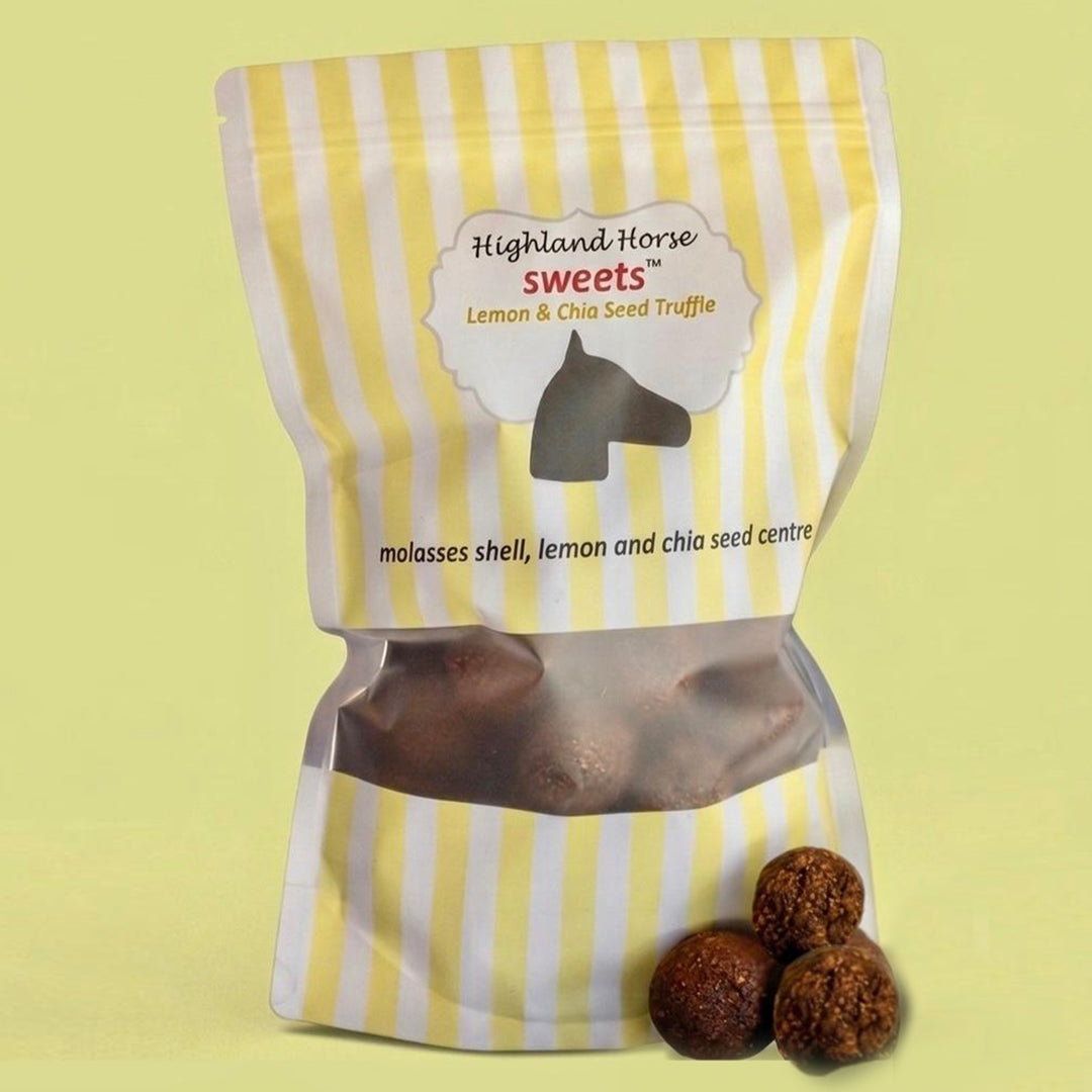 Highland Horse Sweets Lemon & Chia Truffle