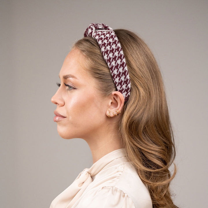 Waring Brooke Ladies Houndstooth Hairband