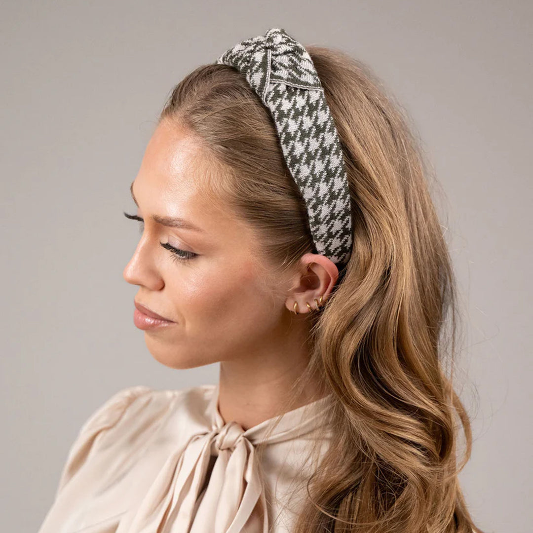 Waring Brooke Ladies Houndstooth Hairband