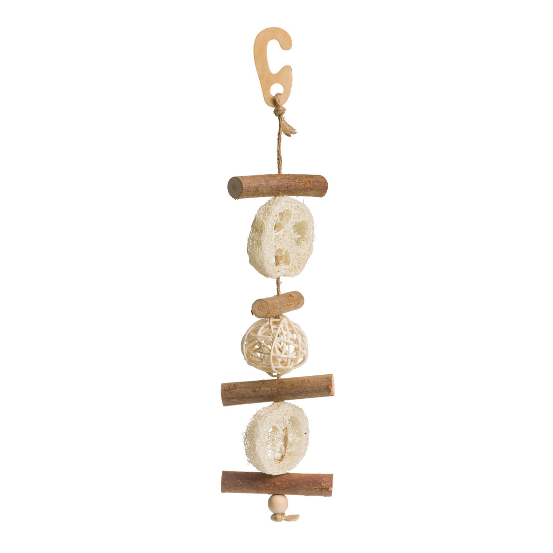 House of Paws Willow & Loofah Hanging Toy