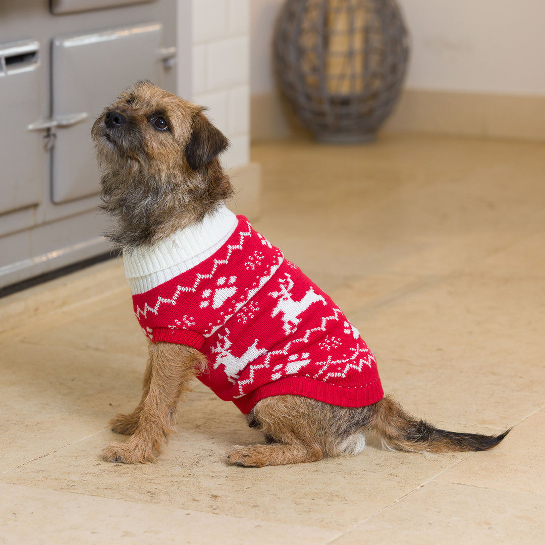 House of Paws Fairisle Rudolph Knit Dog Jumper