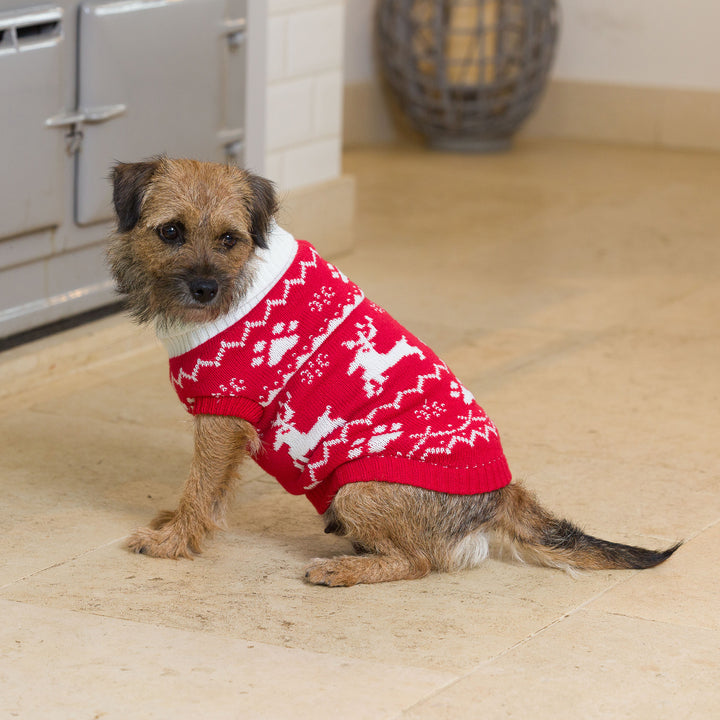House of Paws Fairisle Rudolph Knit Dog Jumper