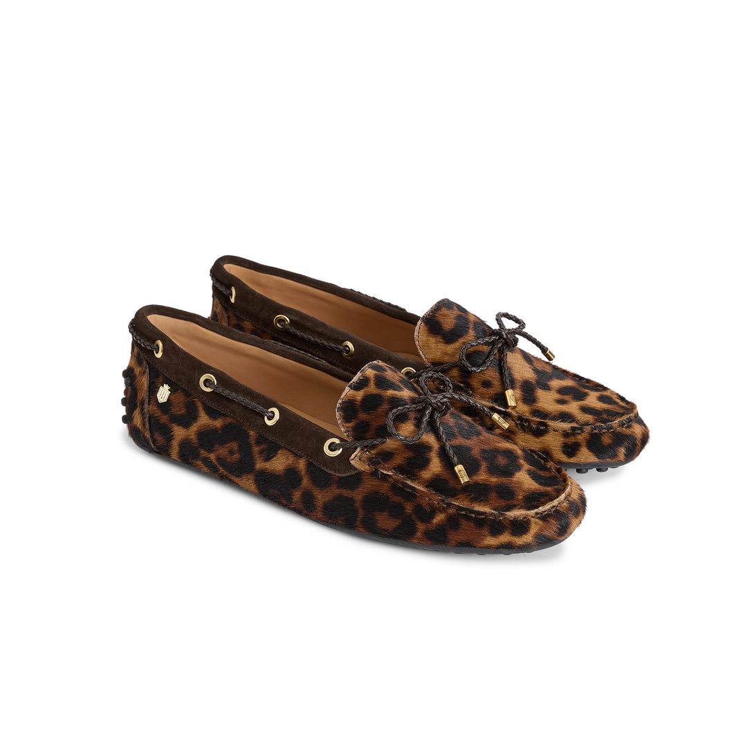 Fairfax & Favor Ladies Henley Shoes - Leopard Haircalf