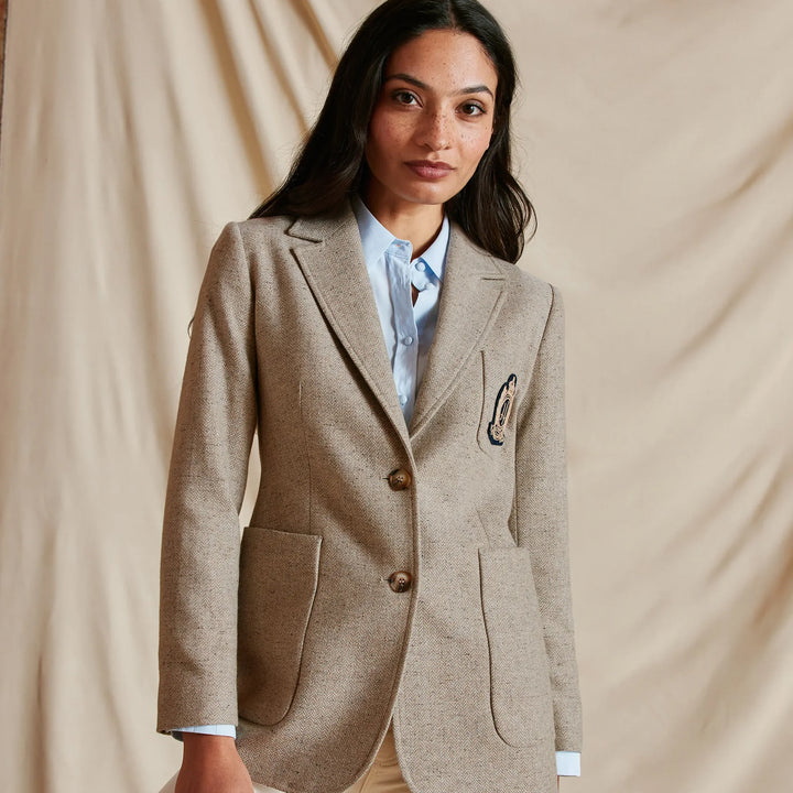 Fairfax & Favor Ladies The Henrietta Single Breasted Herringbone Blazer