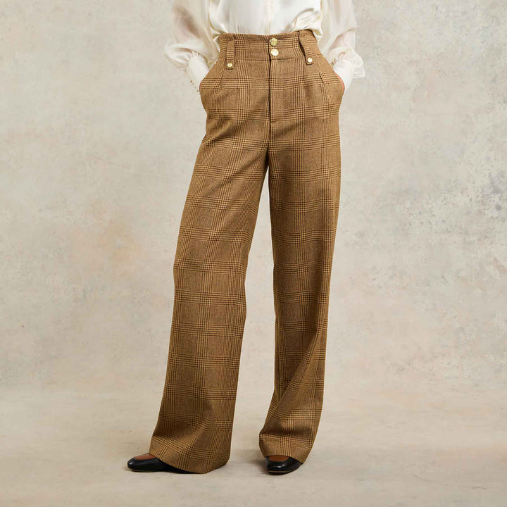 Holland Cooper Ladies High Waisted Straight Trouser