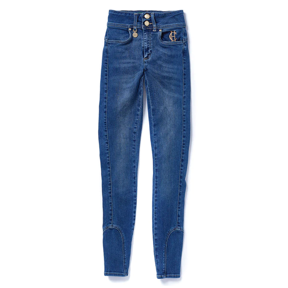 The Holland Cooper Ladies Jodhpur Jeans in Light Blue#Light Blue