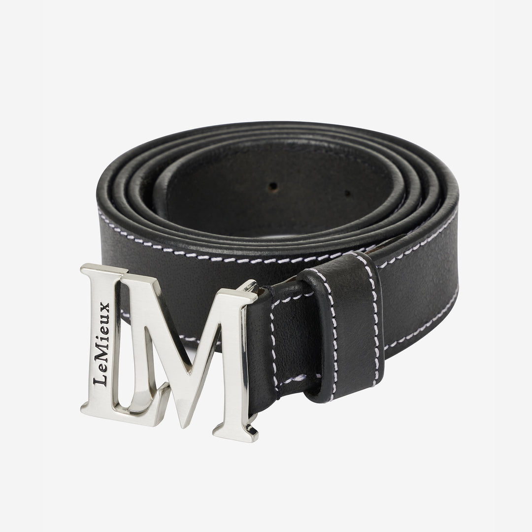LeMieux Ladies Monogram Belt Black