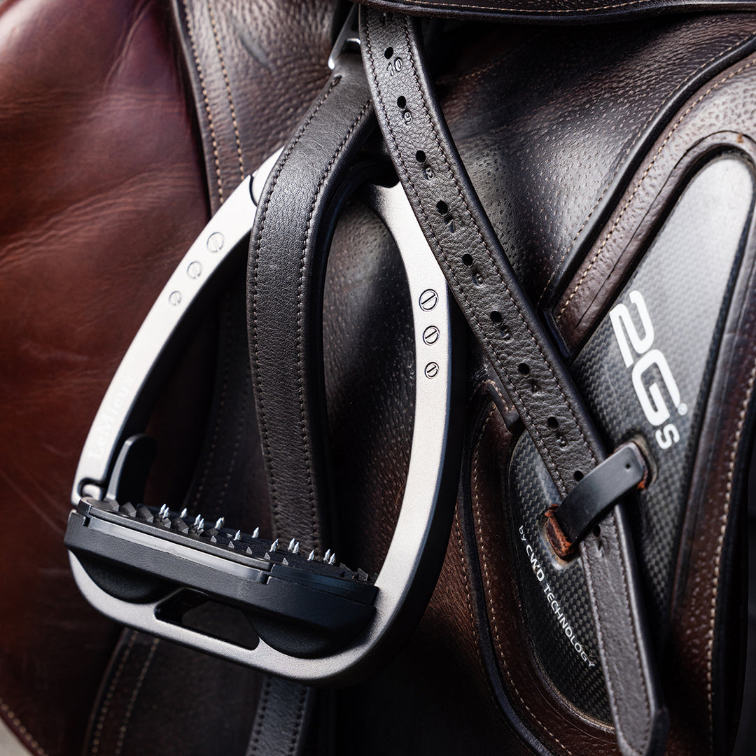 LeMieux Arika Stirrup Leathers#Brown