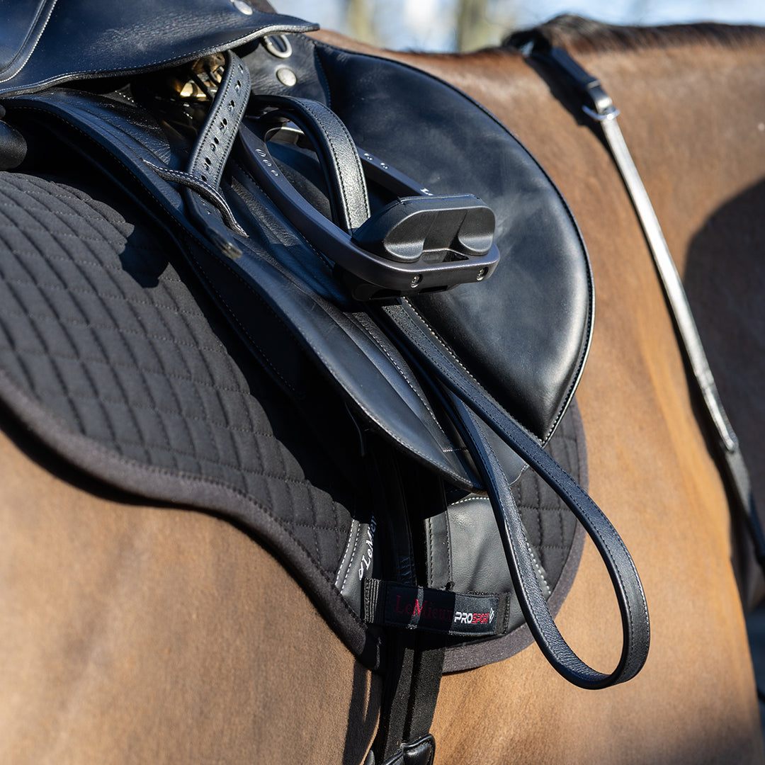 LeMieux Arika Stirrup Leathers#Black