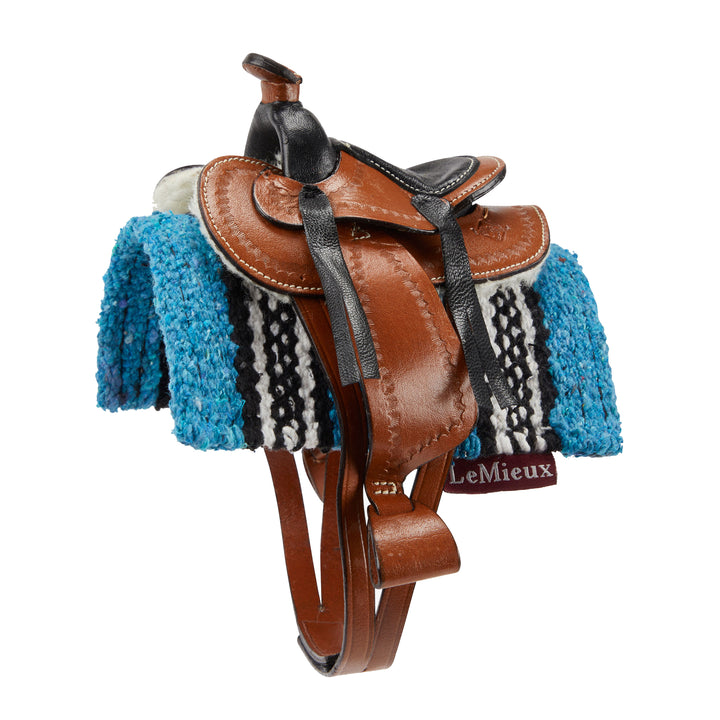 LeMieux Toy Pony Western Saddle#Brown