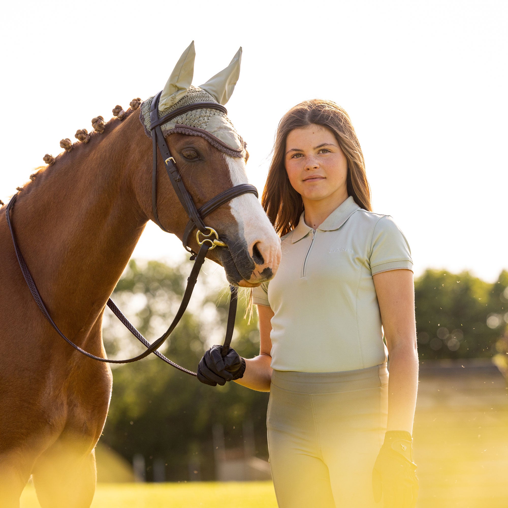 Childrens horse riding polo shirts best sale