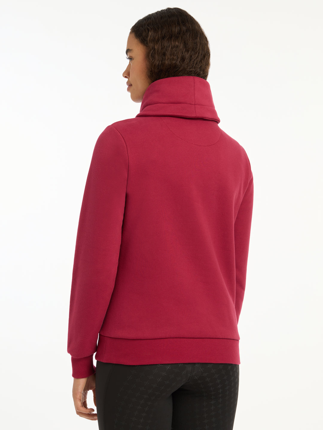 LeMieux Ladies Adele Funnel Neck Sweat - Limited Edition Ember