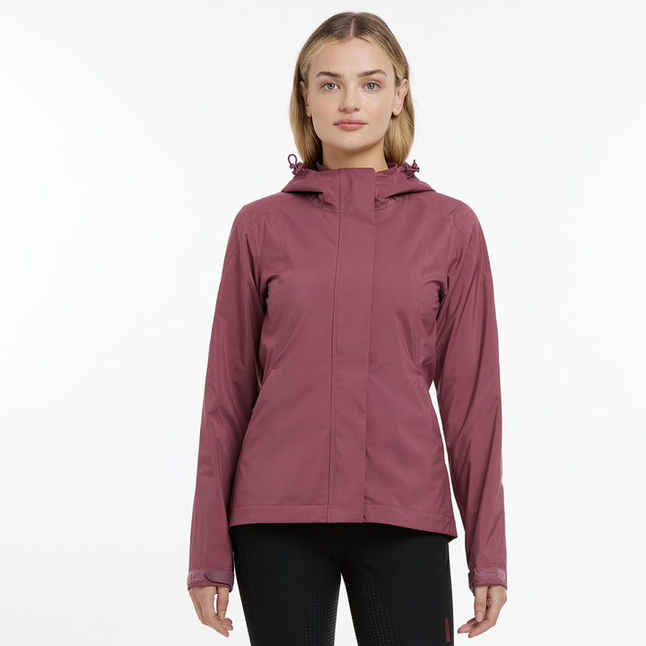 LeMieux Ladies Isla Short Waterproof Jacket - Rosewood