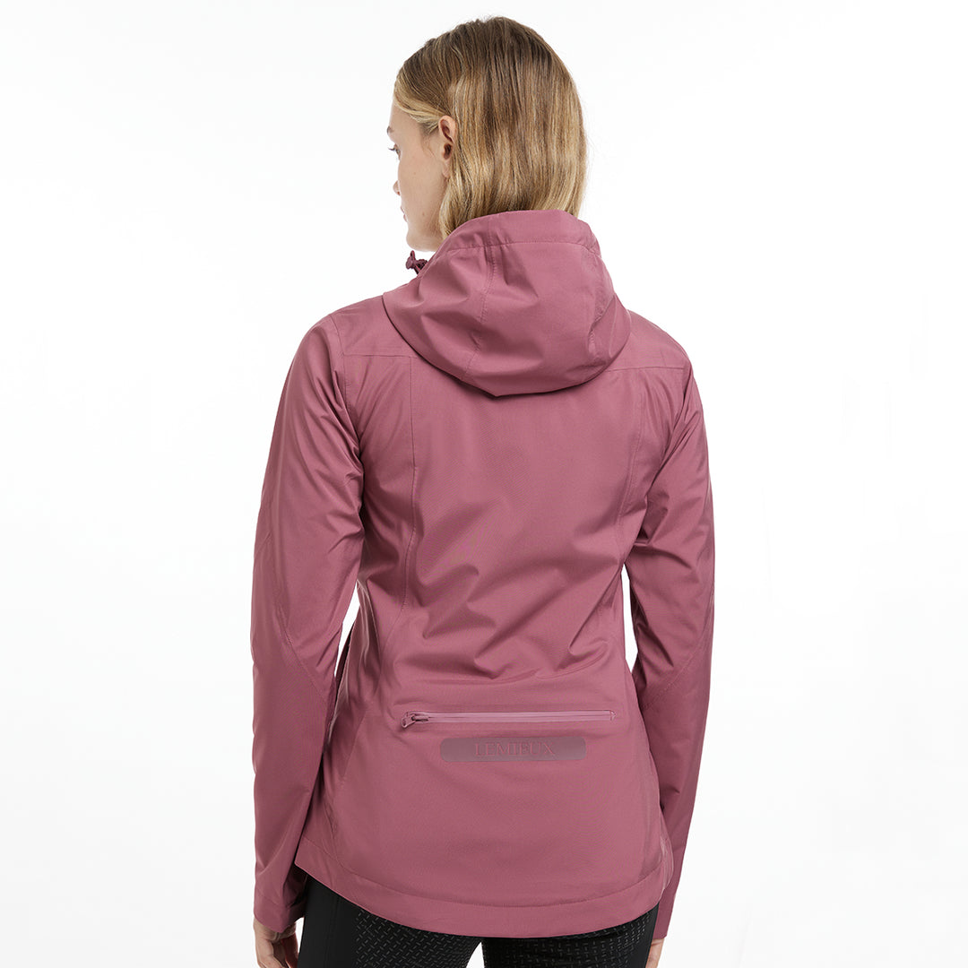 LeMieux Ladies Isla Short Waterproof Jacket - Rosewood