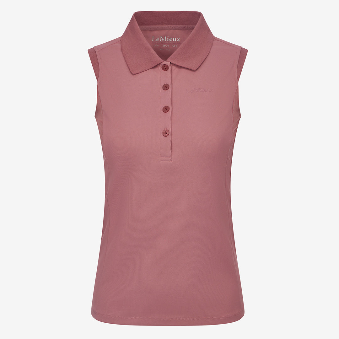 LeMieux Ladies Marissa Sleeveless Polo - Peony