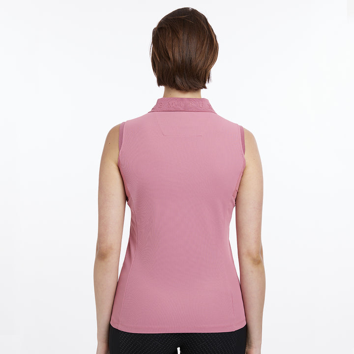 LeMieux Ladies Marissa Sleeveless Polo - Peony