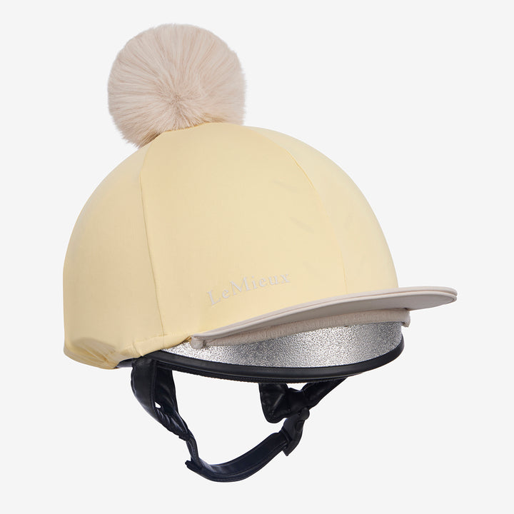 LeMieux Pom Hat Silk - Mimosa/Stone