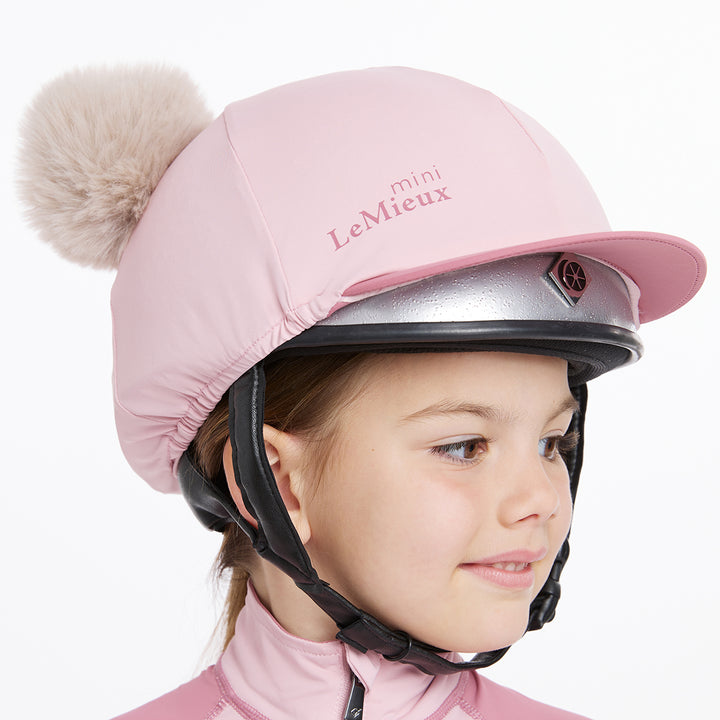 LeMieux Mini Double Pom Hat Silk - Blossom