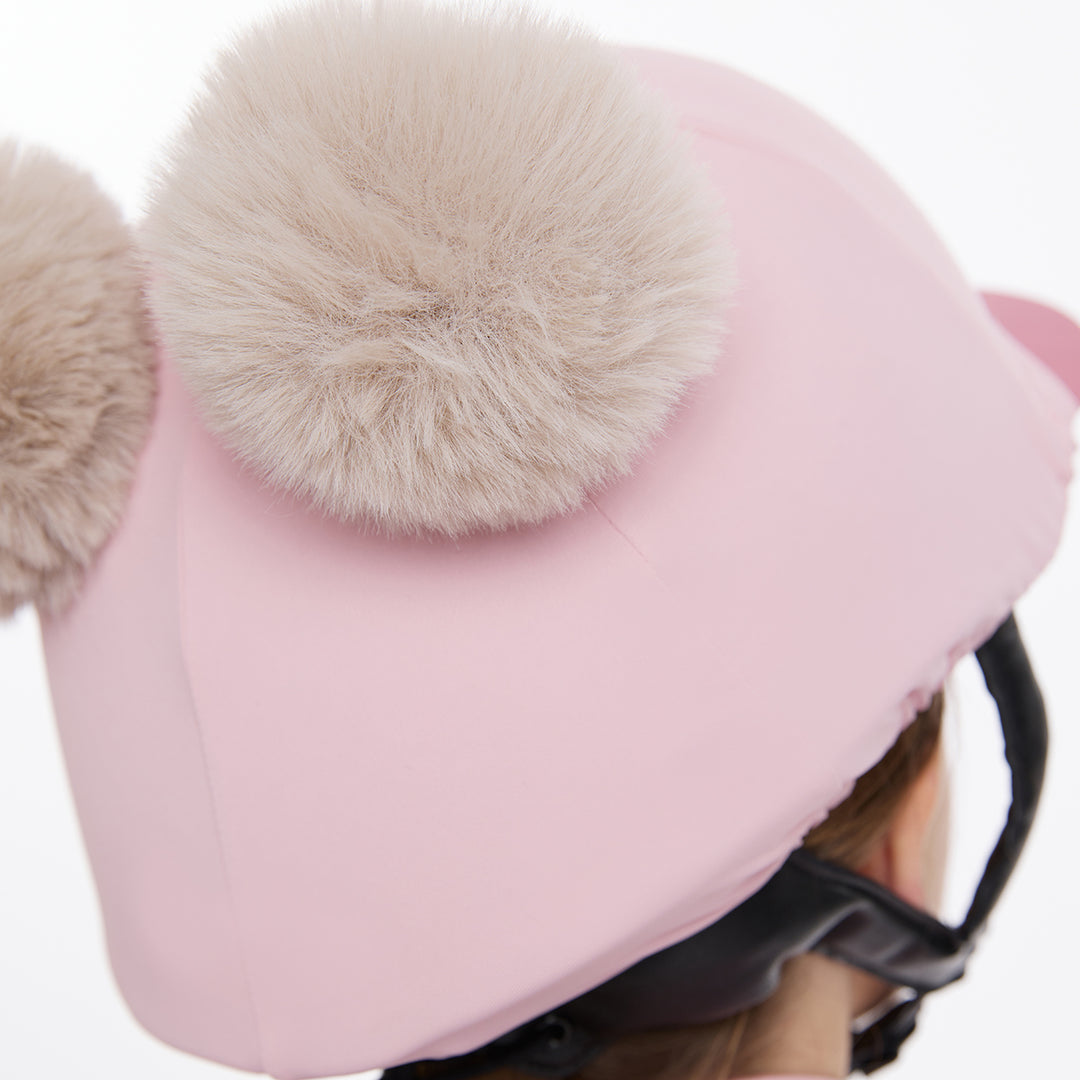 LeMieux Mini Double Pom Hat Silk - Blossom