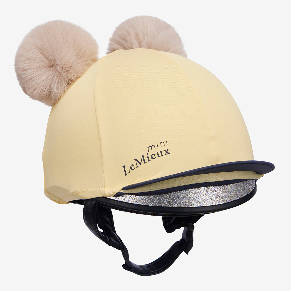 LeMieux Mini Double Pom Hat Silk - Mimosa | Millbry Hill