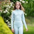 LeMieux Young Rider Base Layer - Aqua