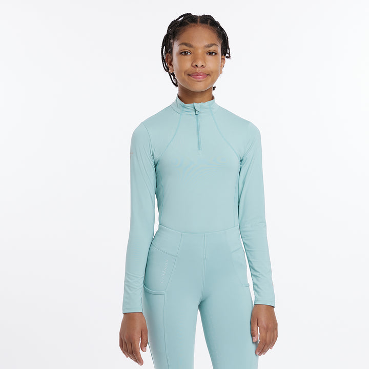 LeMieux Young Rider Base Layer - Aqua