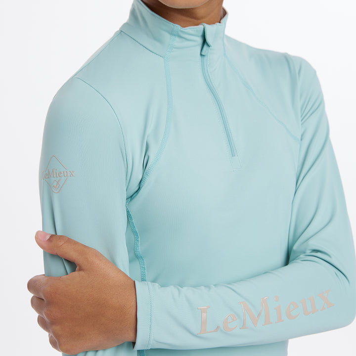 LeMieux Young Rider Base Layer - Aqua