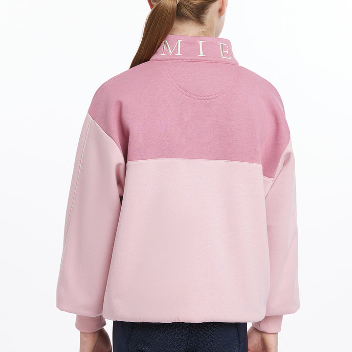 LeMieux Young Rider Kate Quarter Zip Sweat - Blossom