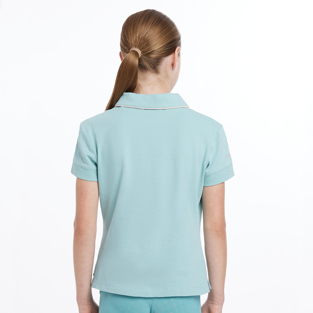 LeMieux Young Rider Polo Shirt - Aqua