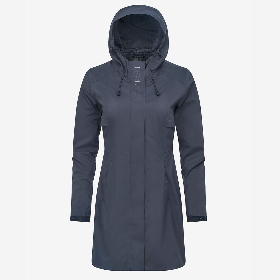 LeMieux Ladies Grace Long Rain Jacket - Dusk