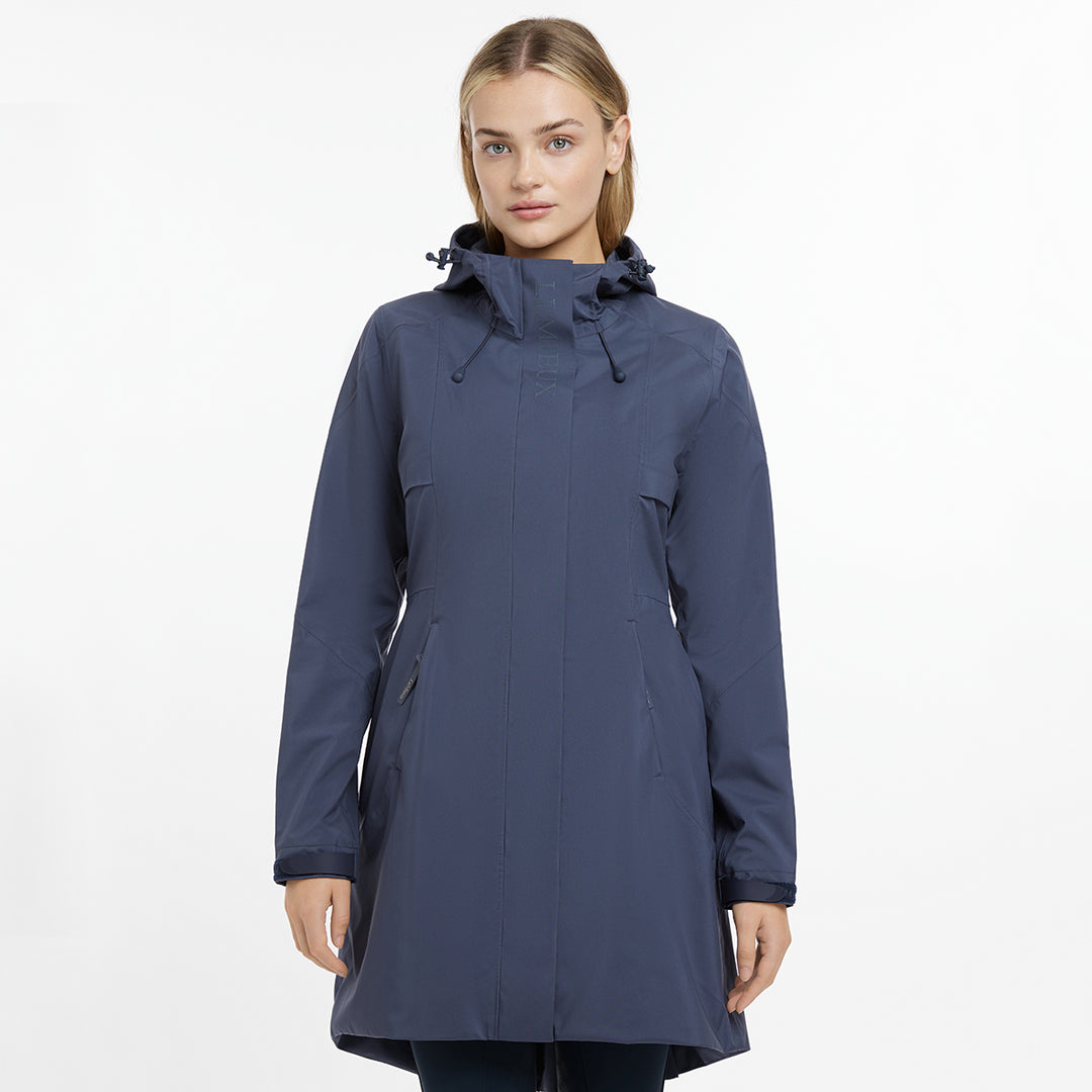 LeMieux Ladies Grace Long Rain Jacket - Dusk