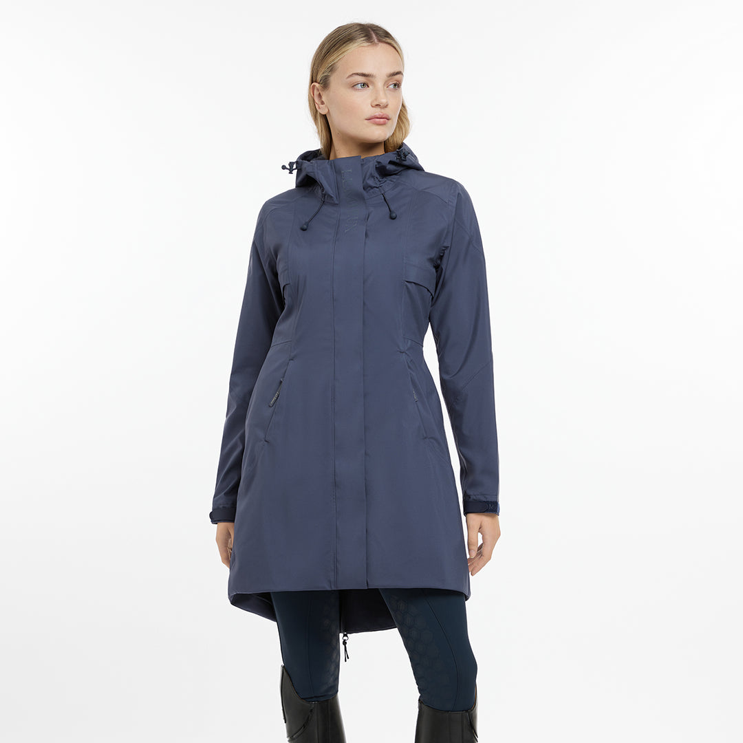 LeMieux Ladies Grace Long Rain Jacket - Dusk