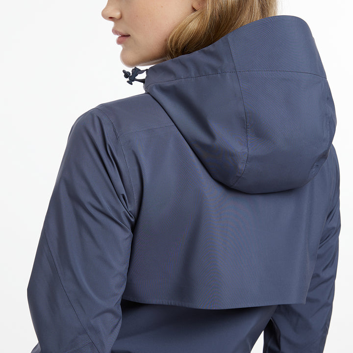 LeMieux Ladies Grace Long Rain Jacket - Dusk