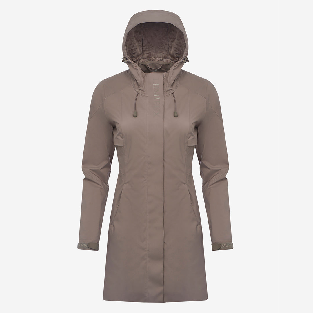 LeMieux Ladies Grace Long Rain Jacket - Pecan