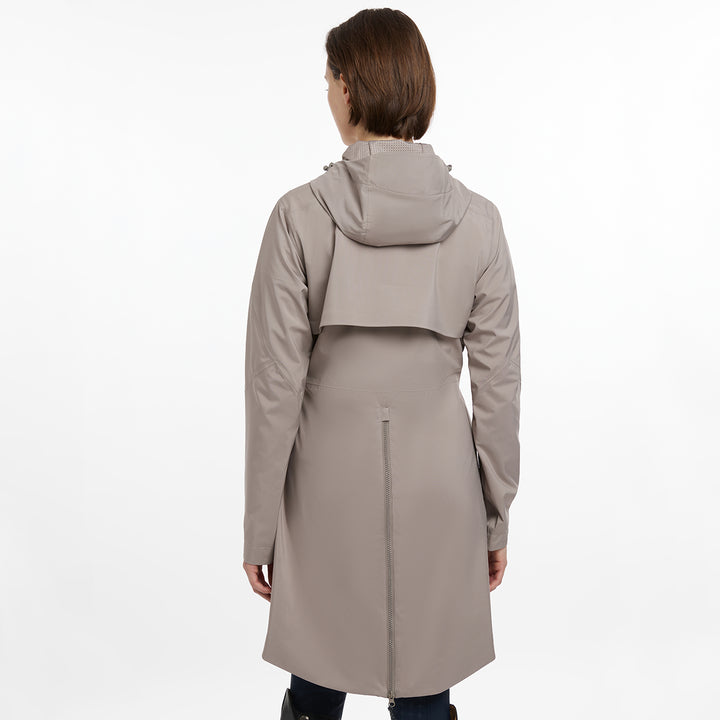 LeMieux Ladies Grace Long Rain Jacket - Pecan