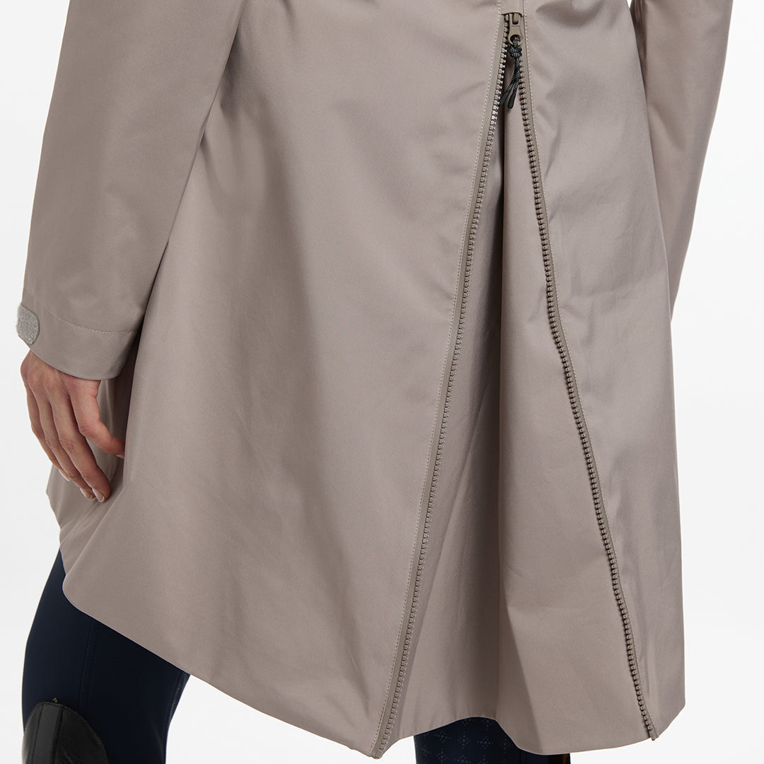 LeMieux Ladies Grace Long Rain Jacket - Pecan