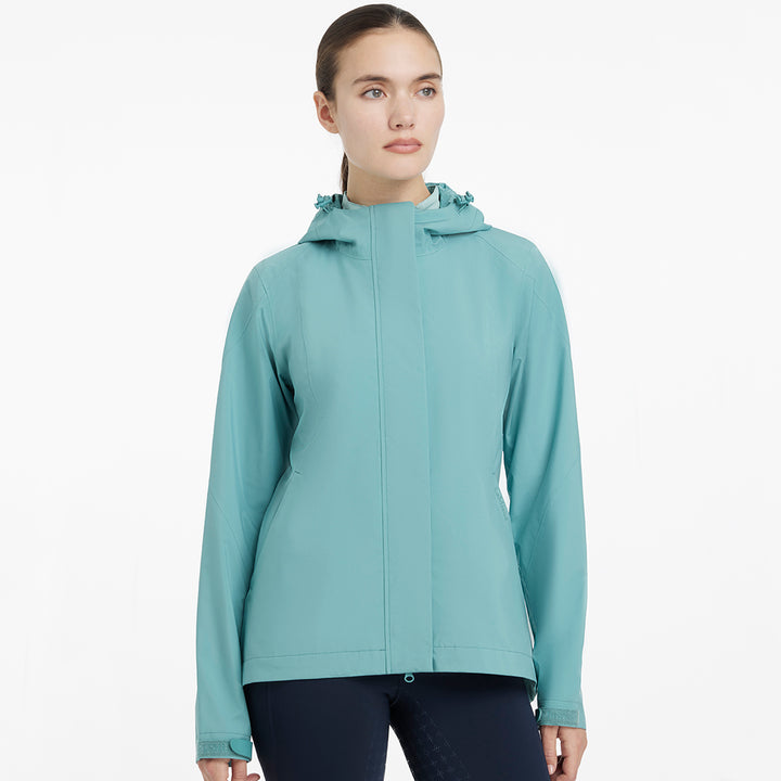 LeMieux Ladies Isla Short Waterproof Jacket - Lagoon