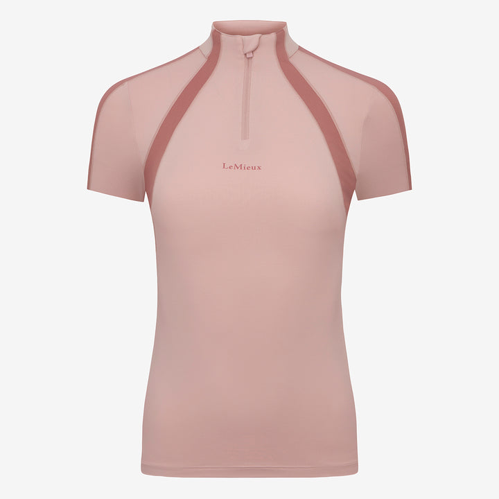 LeMieux Ladies Maria Mesh Short Sleeve Baselayer - Blossom