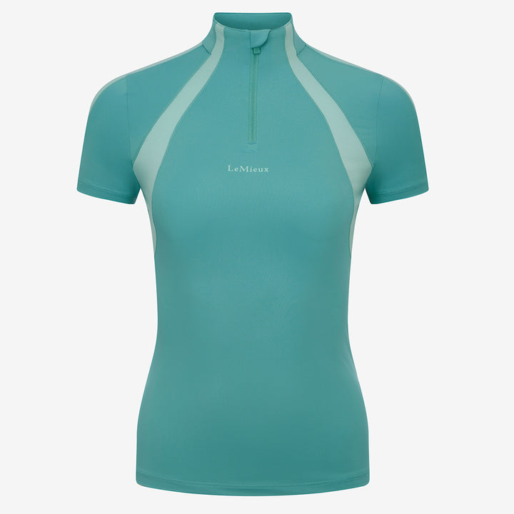 LeMieux Ladies Maria Mesh Short Sleeve Baselayer - Lagoon