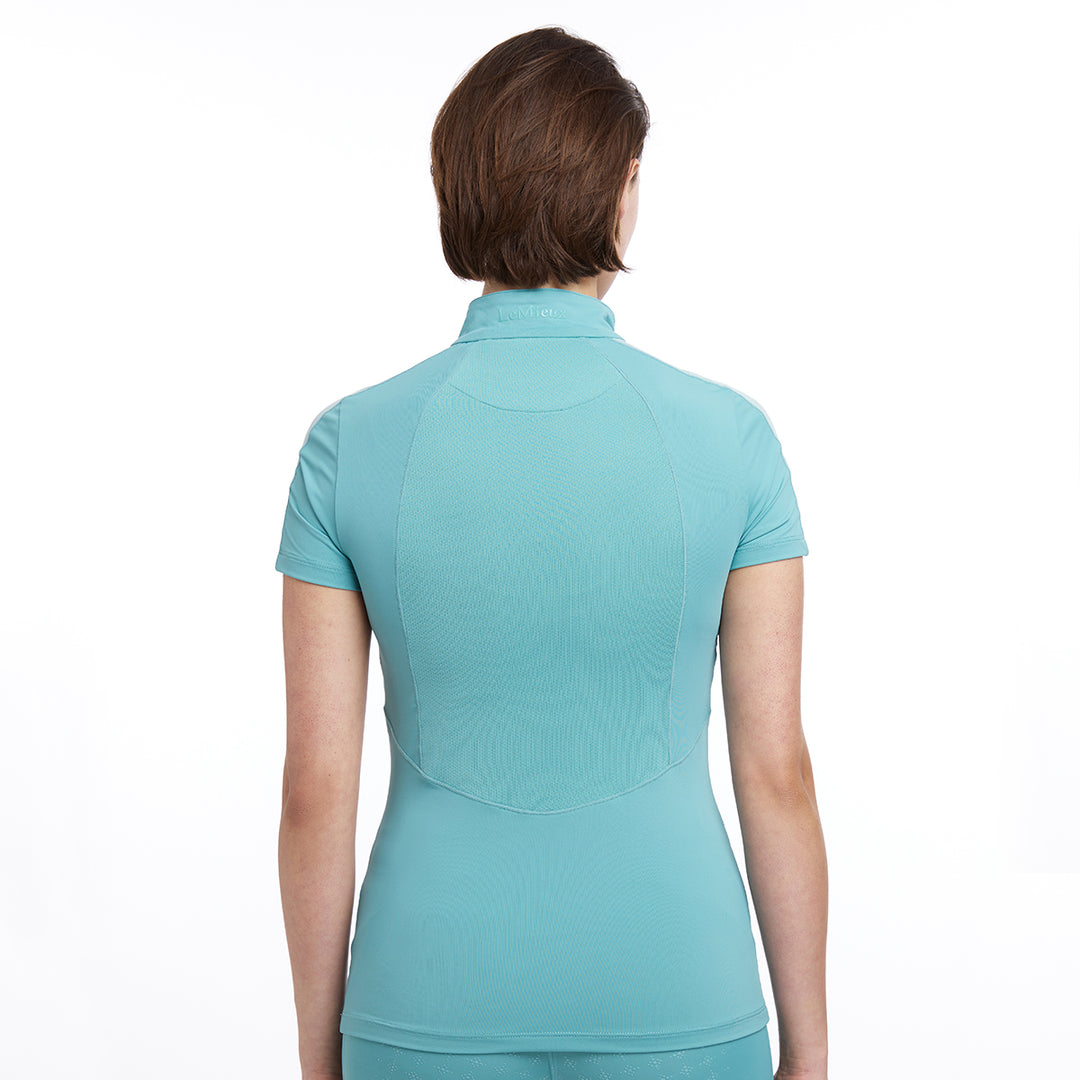 LeMieux Ladies Maria Mesh Short Sleeve Baselayer - Lagoon