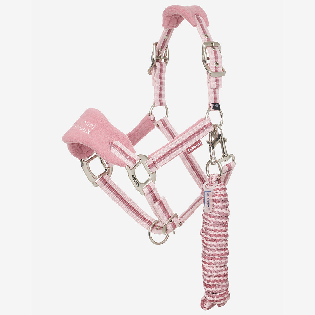 LeMieux Mini Vogue Headcollar & Leadrope - Peony